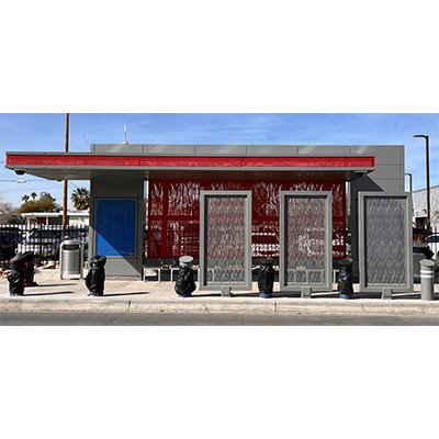 Construction of bus shelter