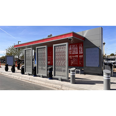 Construction of bus shelter
