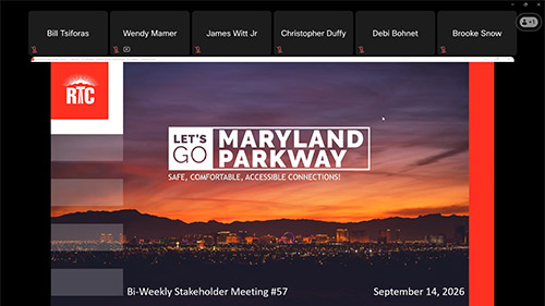 Bi-Weekly Stakeholder Meeting #57 - September 14, 2026